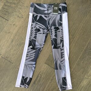 Under Armour Black, Lavender and Gray Patterned Leggings